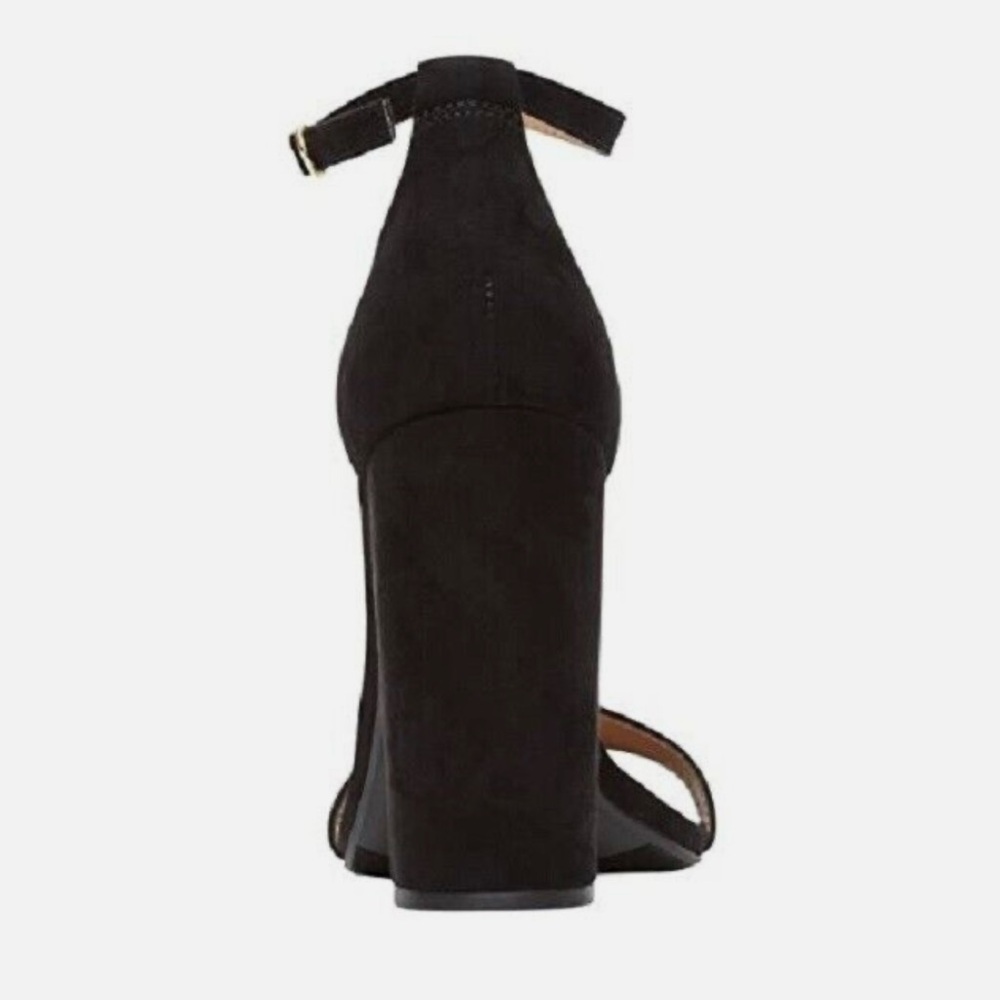 NEW Rohb by Joyce Azria Monaco High Block Heel Ankle Strap Sandal (Black) Size 6 - Picture 4 of 10